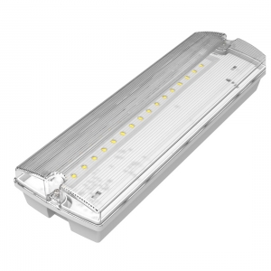 Channel Safety E/SOLENT/M3/LI Solent IP65 LED Emergency Bulkhead With Litium Battery Backup