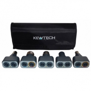 Kewtech LIGHTMATEKIT Lighting Circuit Adaptor Kit With BC/ES/GU10/SBC/SES Adaptor For Loop Impedance & R1 + R2 Testing of Lighting Circuits