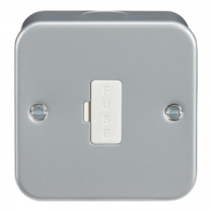 Knightsbridge M6000 Metalclad 13A Unswitched Fused Connection Unit With Surface Mounting Box