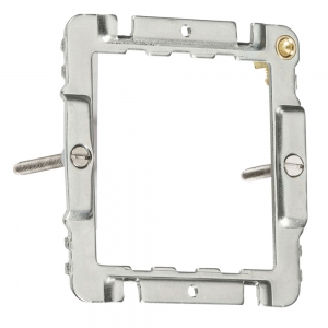 Knightsbridge CUG1F 1 and 2 Module Grid Mounting Frame For Curved Edge Face Plates