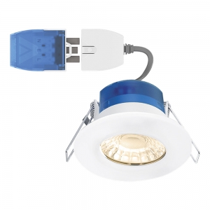 Aurora AU-R6FF/30 R6 6W IP65 Fixed Warm White Fire Rated LED Downlight With FastRFix Connector
