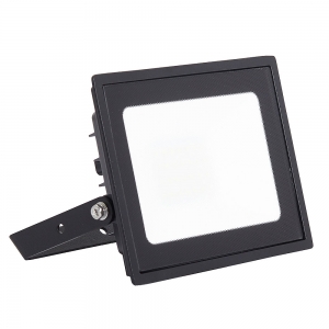 Ansell Lighting AEDELED20/CW Eden 20W 1834Lm IP65 LED Floodlight With Cool White 4000K LEDs Black Aluminium