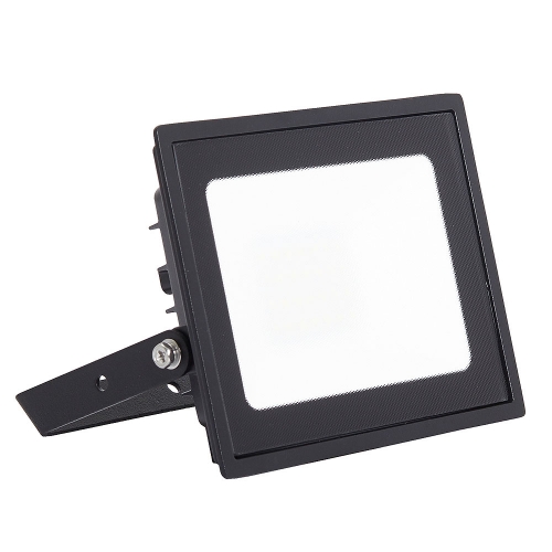 Ansell Lighting AEDELED20/WW Eden 20W 1720Lm IP65 LED Floodlight With Warm White 3000K LEDs Black Aluminium