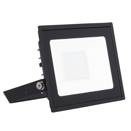 Ansell Lighting AEDELED30/WW Eden 30W 2547Lm IP65 LED Floodlight With Warm White 3000K LEDs Black Aluminium