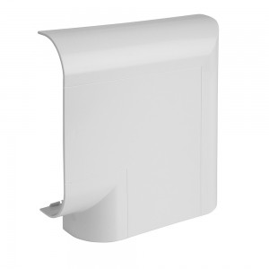 Marshall Tufflex CEFA1MWH Sterling Curve Profile 1 White Moulded Trunking Flat Bend Cover Height: 167m | Width: 50mm