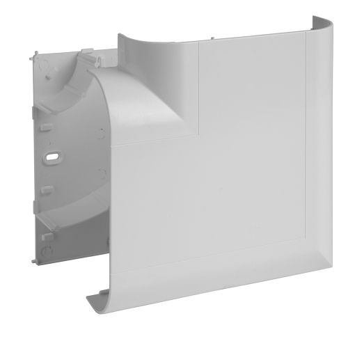 Marshall Tufflex CEFA1MBWH Sterling Curve Profile 1 White Moulded Trunking Flat Bend - Complete Assembly Height: 167m | Width: 50mm