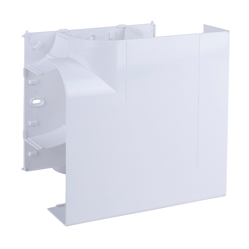 Marshall Tufflex CEFA2UMBWH Sterling Curve Profile 2 White Moulded Upward Trunking Flat Bend - Complete Assembly Height: 167m | Width: 50mm