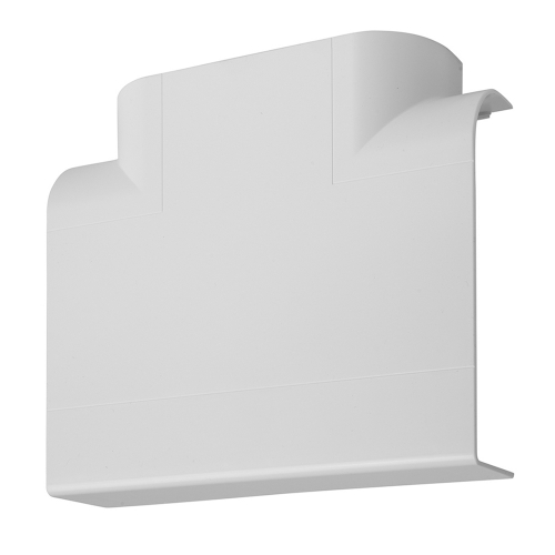 Marshall Tufflex CEFT2MWH Sterling Curve Profile 2 White Moulded Upward Trunking Tee Cover Height: 167m | Width: 50mm