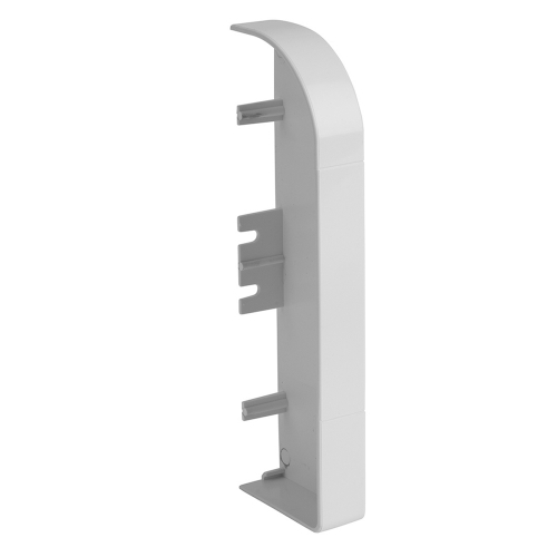 Marshall Tufflex CEECP2MRHWH Sterling Curve Profile 2 White Moulded Right Trunking End Cap Height: 167m | Width: 50mm