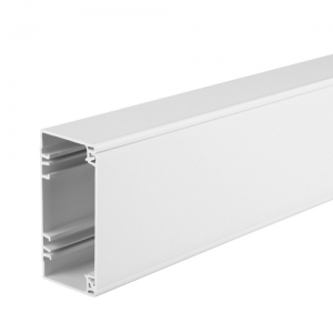 Marshall Tufflex EPM10WH Sterling Mono Plus 10 White Single Compartment Trunking Assembly With Base & Cover Height: 100mm | Width: 50mm | Length: 3m