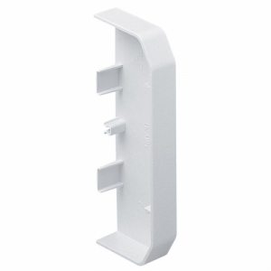 Marshall Tufflex EEC20WH Sterling Compact White Three Compartment Trunking End Cap Height: 140mm | Width: 50mm