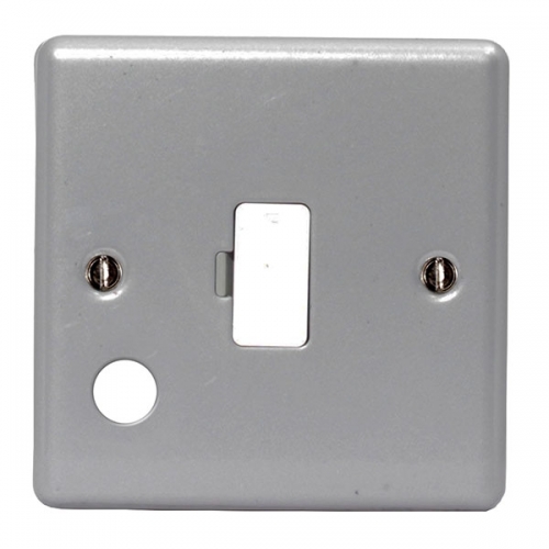 BG Electrical MC552F Metalclad Unswitched Fused Connection Unit With Optional Front Flex Outlet & Mounting Box 13A