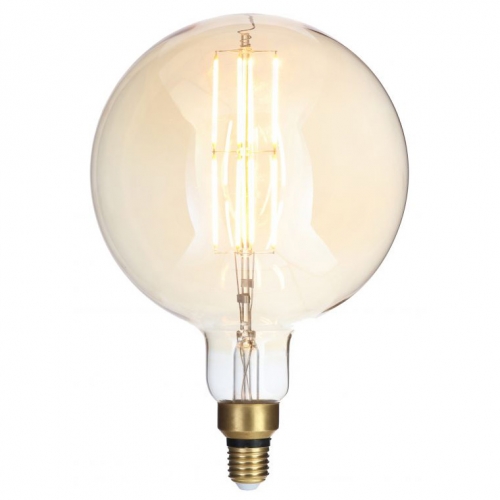 Forum Lighting INL-34028-AMB InLite Amber Glass 6W 450Lm Large Vintage G180 LED ES Filament Lamp 230V DiaØ: 180mm | Length: 230mm
