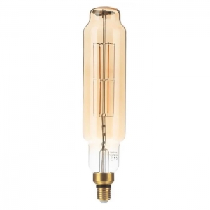 Forum Lighting INL-34031-AMB InLite Amber Glass 6W 450Lm Large Vintage T80 LED ES Filament Lamp 230V DiaØ: 80mm | Length: 330mm