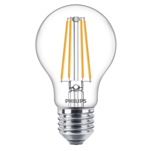 Philips 929002025492 CorePro 8.5W Clear Glass GLS Filament Lamp ES Cap Non Dimmable Warm White 2700K