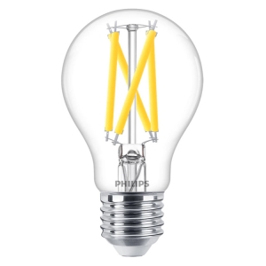 Philips 929003011102 Master Value Dimmable 7.2W Clear Glass GLS Filament Lamp ES Cap 2200K-2700K