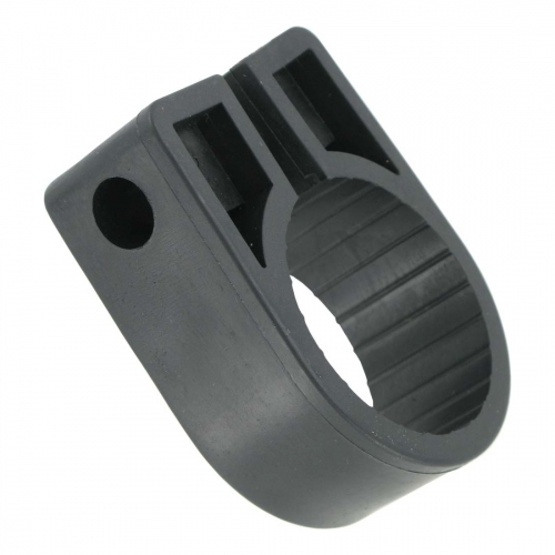 CC8 Black Polypropylene Single Fixing Cable Cleat (Pack Size 100) Cable DiaØ: 17.7mm² - 20.3mm²