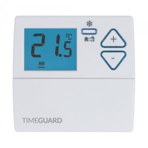 Timeguard TRT033N Programastat+ White Digital Room Thermostat With Night Set Back & Frost Protection 10°C - 30°C 3(1)A 230V