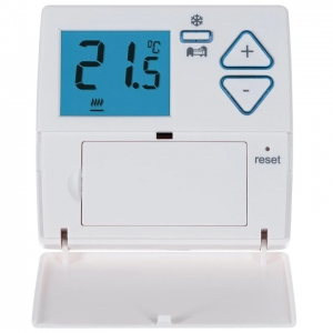 Timeguard TRT033N Programastat+ White Digital Room Thermostat With Night Set Back & Frost Protection 10°C - 30°C 3(1)A 230V