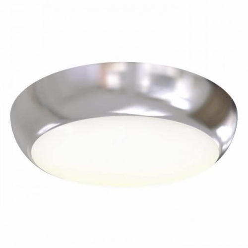 Ansell Lighting ADIS2BZ/SC/1 Disco Evo Satin Chrome Trim Ring For DiaØ: 325mm Bulkheads