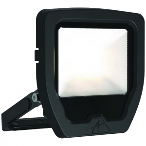 Ansell Lighting ACAE10/1/CW/B Calinor Evo 10W/240V 1100Lm IP65 LED Floodlight With Cool White LEDs Black Polycarbonate + Toughened Microprism Glass Lens