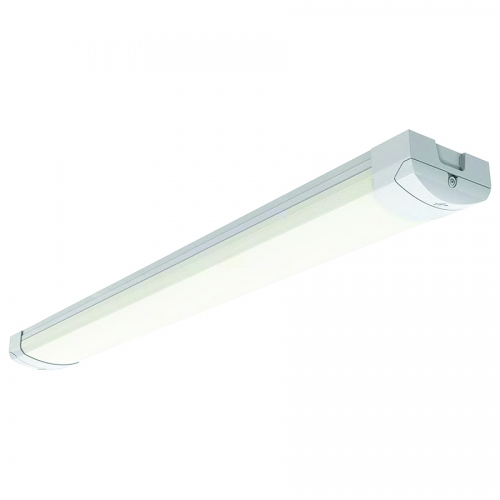 Ansell Lighting APRE4/1 Proline Evo 4ft Wattage Selectable CCT LED Surface Linear Luminaire With 2 Colour Selectable LEDs 21W/36W 2800-4700Lm 240V Length: 1200mm | Width: 148mm | Proj: 73mm