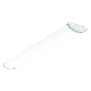 Ansell Lighting AOXL4/1/SM3 Oxford 4ft Self-Test Emergency Wattage Selectable CCT LED Surface Linear Luminaire With 3 Colour Selectable LEDs 21W/32W 2900-5000Lm 240V Length: 1200mm | Width: 165mm | Proj: 70mm
