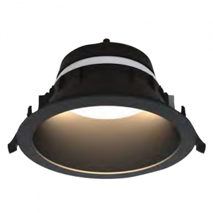 Ansell Lighting ACOM/TR/B/1 Comfort Eco Black Trim & Reflector Accessory