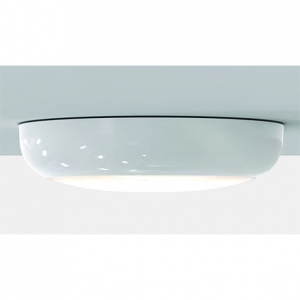 Ansell Lighting ADIS1/1/SM3 Disco Evo White All Polycarbonate Self-Test Emergency Wattage Selectable CCT LED Bulkhead With 3 Colour Selectable LEDs & Opal Diffuser IP65 4W/7W 480-950Lm 240V DiaØ: 275mm | Proj: 80mm