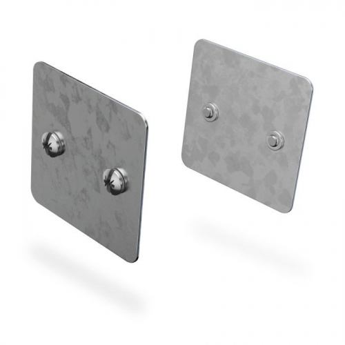 Trench SA4STC Pre-Galvanised Steel Single Compartment Trunking Spare Connectors (Pack Size 2) Width: 100mm | Height: 100mm Trench SA4STC Pre-Galvanised Steel Single Compartment Trunking Spare Connectors (Pack Size 2) Width: 100mm | Height: 100mm