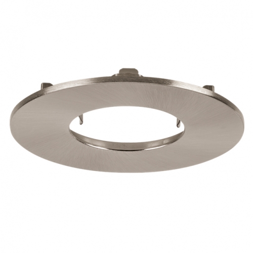 Aurora Lighting EN-BZF91SN EFDPro Satin Nickel Aluminium Fixed IP20 Bezel For EN-DLM981X GU10 Fire-Rated Downlight DiaØ: 90mm