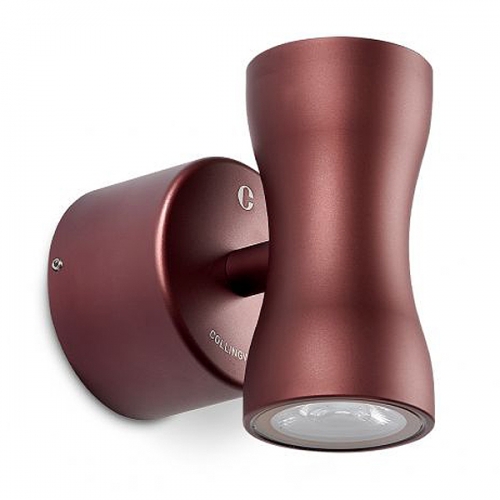 Collingwood Lighting WL070ZNBM40 Bronze Straight-To-Mains LED Up/Down Wall Light With Cool White (4000K) LED IP67 5.1W 560Lm 240V Height: 120mm | Proj: 128mm