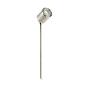 Collingwood Lighting SL220DNBM30 Stainless Steel Round Mains Voltage Narrow Beam LED Spike Light With Warm White (3000K) LED IP65 5.7W 520Lm 230V DiaØ : 62.5mm | Height: 440mm