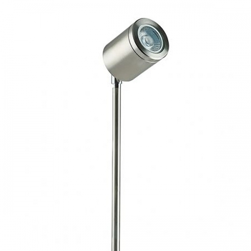 Collingwood Lighting SL220DNBM40 Stainless Steel Round Mains Voltage Narrow Beam LED Spike Light With Cool White (4000K) LED IP65 5.7W 530Lm 230V DiaØ : 62.5mm | Height: 440mm