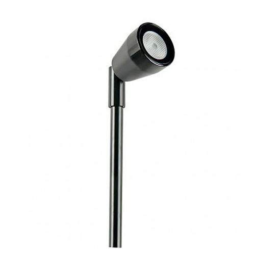 Collingwood Lighting SL13030 Black Round Low Voltage Spike Light With Warm White (3000K) LEDs IP65 1W/2W 75-135Lm DiaØ : 42mm | Height: 408.5mm