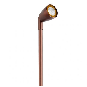 Collingwood Lighting SL130ZMBX27 Bronze Round Low Voltage Spike Light With Extra Warm White (2700K) LEDs IP65 1W/2W 70-120Lm DiaØ : 42mm | Height: 408.5mm