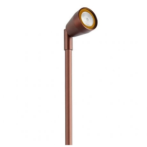 Collingwood Lighting SL130ZMBX30 Bronze Round Low Voltage Spike Light With Warm White (3000K) LEDs IP65 1W/2W 75-135Lm DiaØ : 42mm | Height: 408.5mm