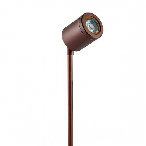 Collingwood Lighting SL220ZNBM27 Bronze Round Mains Voltage Narrow Beam LED Spike Light With Extra Warm White (2700K) LED IP65 5.7W 515Lm 230V DiaØ : 62.5mm | Height: 440mm