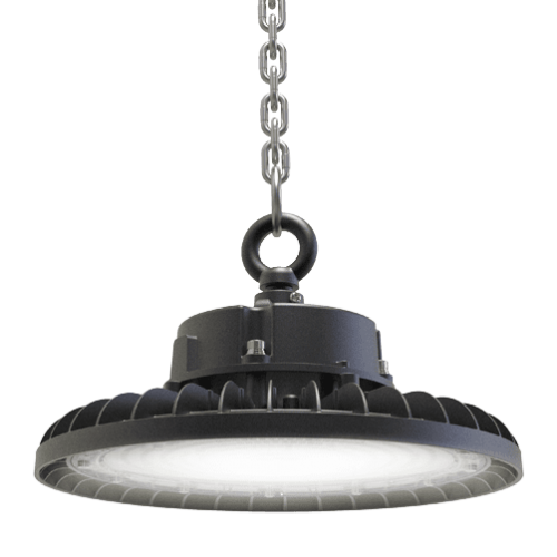 Ansell Lighting AZLEDPLUS/2/DL/M3 Z LED Plus Black Emergency 265mm Diameter LED High/Low Bay With Daylight White LEDs IP65 115W 23000Lm 240V