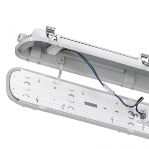 Aurora Lighting EN-ANT1880/40 LinearPac Grey 6ft Twin LED Anti-Corrosive Batten With Opal Diffuser & Cool White LEDs IP66 80W 9000Lm 240V