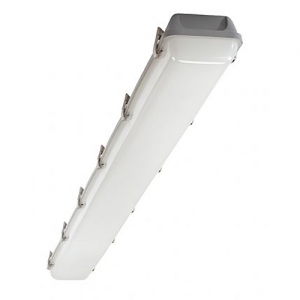 Collingwood Lighting AC5TNE Caiman Grey Emergency 5ft Twin CCT LED Anti-Corrosive Batten With Opal Diffuser IP65 50W 5750Lm-6500Lm 240V