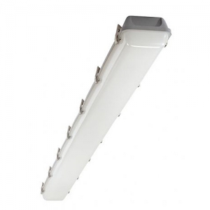 Collingwood Lighting AC6TN Caiman Grey 6ft Twin CCT LED Anti-Corrosive Batten With Opal Diffuser IP65 60W 6900Lm-7800Lm 240V