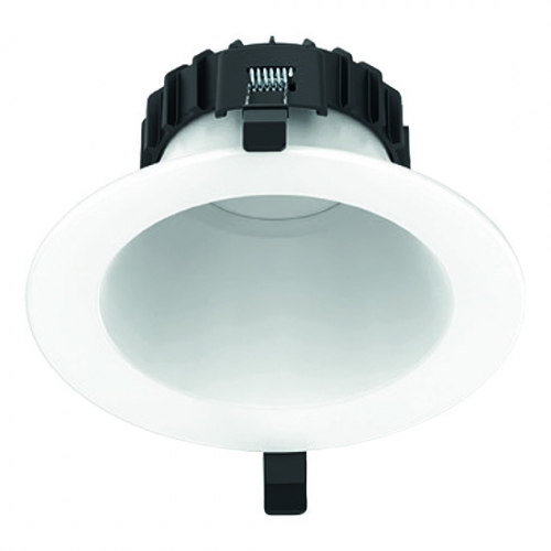 Collingwood Lighting THP2N Thea Pro White 195mm Diameter LED Commercial Downlight With Cool White LEDs IP65 14W 2000Lm 240V