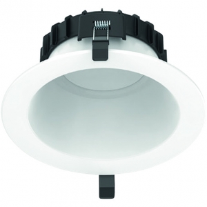 Collingwood Lighting THP3N Thea Pro White 220mm Diameter LED Commercial Downlight With Cool White LEDs IP65 14W 2000Lm 240V