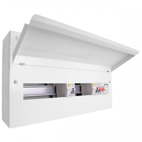 Dual Rcd Consumer Unit Scolmore CUEB22MSRCDSP14 Elucian 22 Way 18th Edition Dual RCD Consumer ...