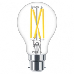Philips 929003010542 Master Glass Dimmable 7.2W 1055Lm Clear Glass GLS Filament Lamp BC Cap 2200K-2700K