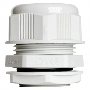 Fusebox G32T White Nylon 32mm Meter Tail Gland With Insert For 25mm² Live + Neutral & 16mm² Earth Tails