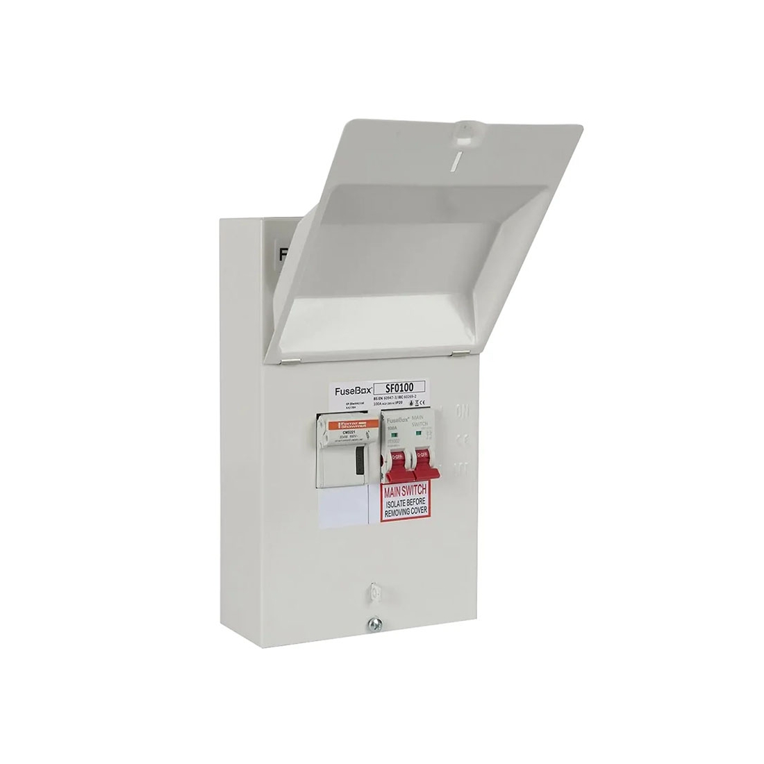 Fusebox SF0100 Single Phase 100A Switch Fuse SP+N IE