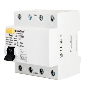 Fusebox RTA1001004S 4 Module Four Pole Type S Time Delayed RCD - Requires Incomer Connection Kit For Commercial Installations 100A 100mA