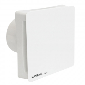 Manrose CQF100T  White Extractor Tile Timer Decorative Fan  159x159mm
